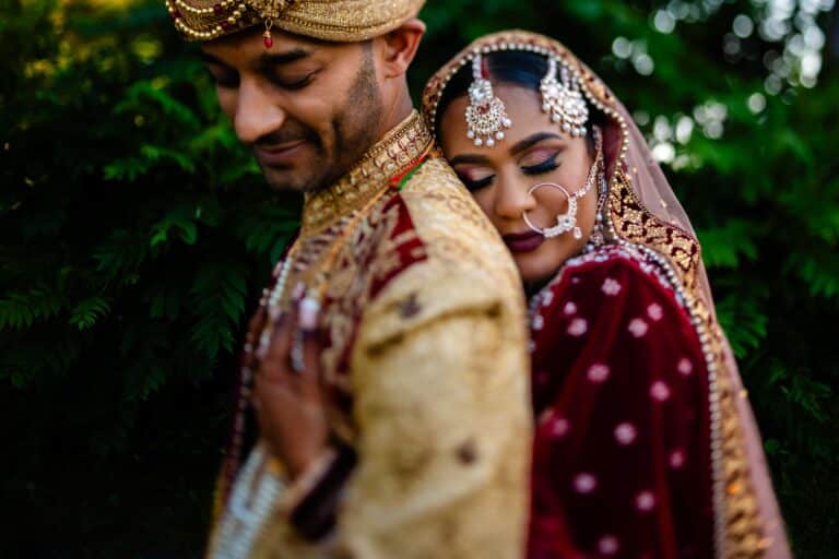 Hindu wedding portrait in Winnipeg